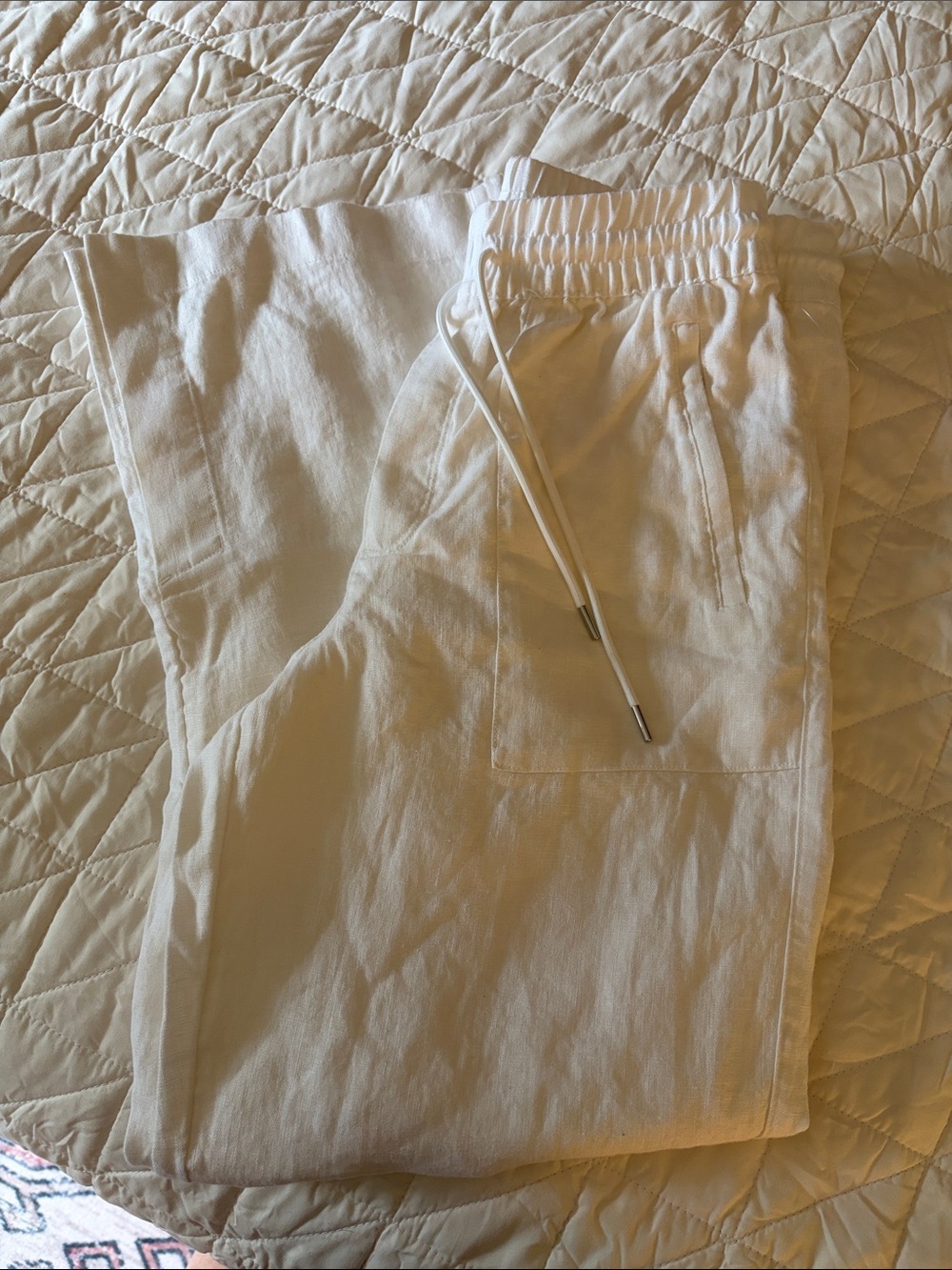 Athleta White Women's Linen Pants